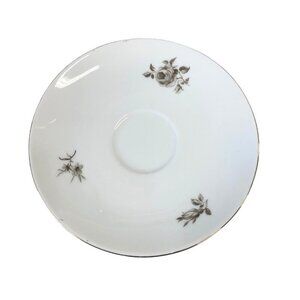 Twilight Rose Sepia Johann Haviland Bavaria Germany Coffee Saucer Plate‎ 6"